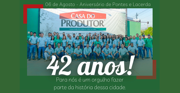 CASA DO PRODUTOR – Parabéns CIDADE!