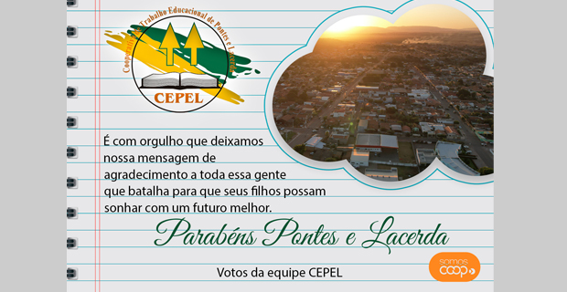 Escola CEPEL – Parabéns CIDADE!