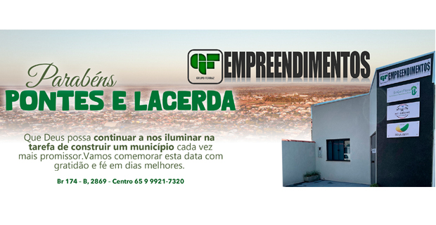 Grupo Ferraz EMPREENDIMENTOS – Parabéns CIDADE!