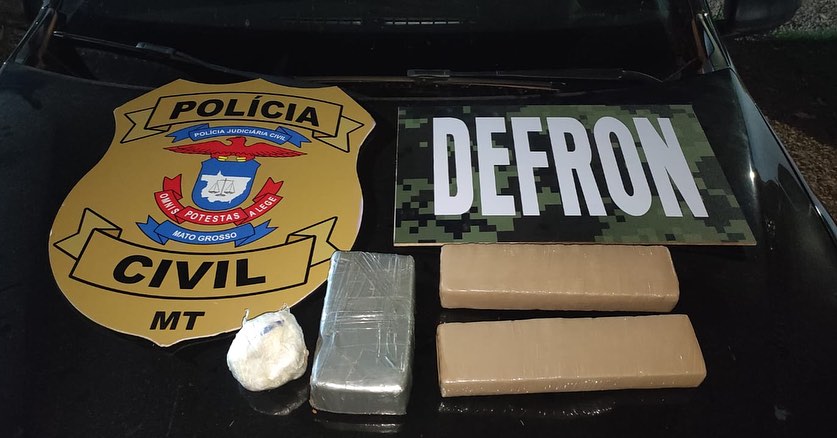 Polícia Civil apreende adolescente transportando droga em Vila Bela