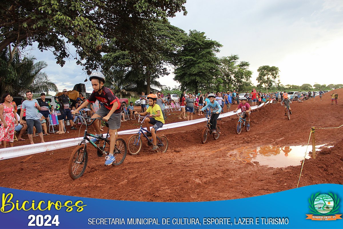 Campeonato de Bicicross mobiliza crianças e adolescentes em Conquista D’Oeste
