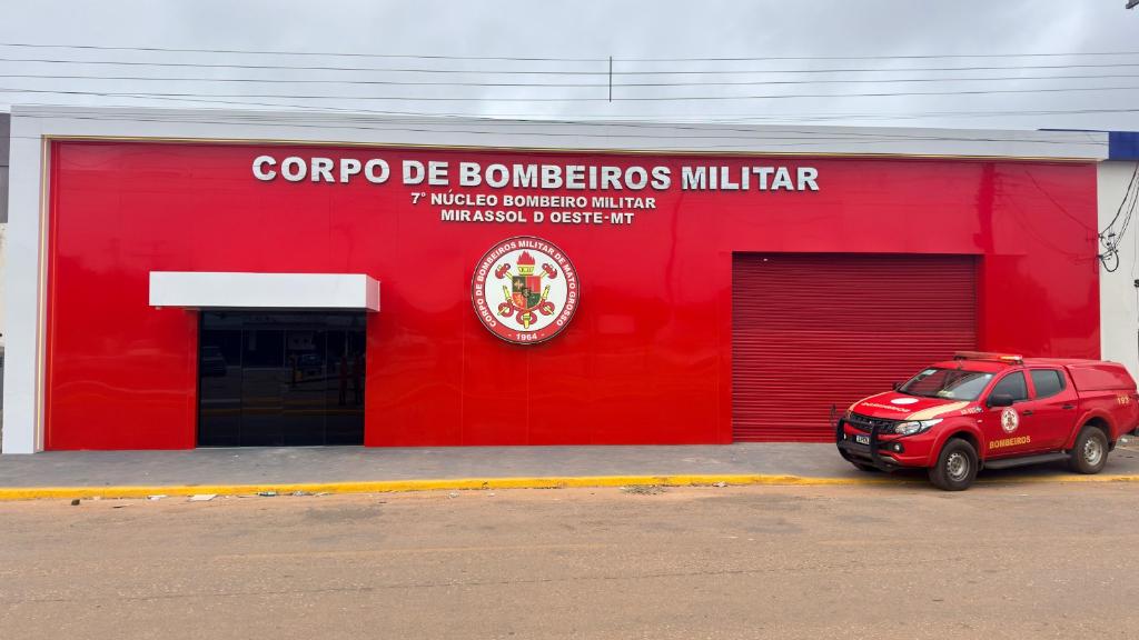 Corpo de Bombeiros inaugura nova unidade em Mirassol D’Oeste nesta terça-feira (30)