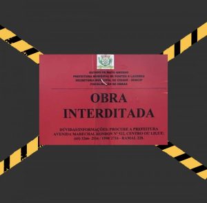 Prefeitura de Pontes e Lacerda interdita estabelecimento funerário por falta de alvará
