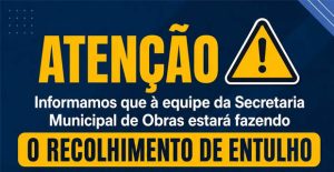 Conquista D’Oeste inicia recolhimento de entulhos na cidade a partir de 3 de agosto