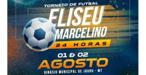 Jauru sedia Torneio de Futsal Eliseu Marcelino 24 Horas com R$ 35 mil em premiação
