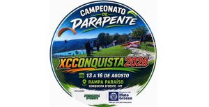 Conquista D’Oeste se prepara para receber o Campeonato de Parapente XCC Conquista 2026