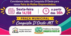 Conquista D’Oeste realiza Feira da Mulher Empreendedora em Ação