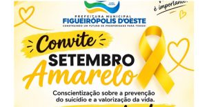 Figueirópolis D’Oeste promove Caminhada pela Vida em ação do Setembro Amarelo