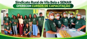 Sindicato Rural de Vila Bela e SENAR oferecem cursos de capacitação