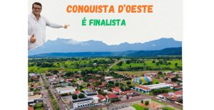 Conquista D’Oeste é finalista do Prêmio Band Cidades Excelentes 2026